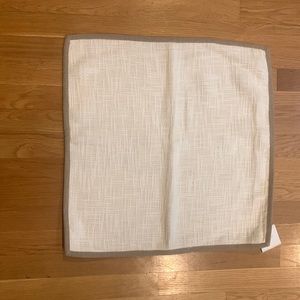 Pottery Barn off white pillow cover, original tag, never used